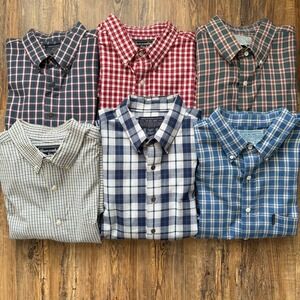 Abercrombie & Fitch The Big Shirt Mens XL Green Plaid Y2K VTG RARE FIND 90'S